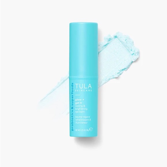 NIB Tula Skincare Glow + Get It Cooling & Brightening Eye Balm - Picture 6 of 12